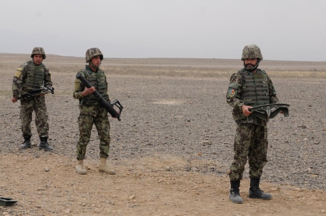 Afghan mortarmen test their mettle