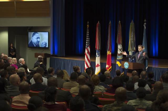 Col. Greg D. Gadson gives keynote address at DOD's Dr. Martin Luther King, Jr. Observance