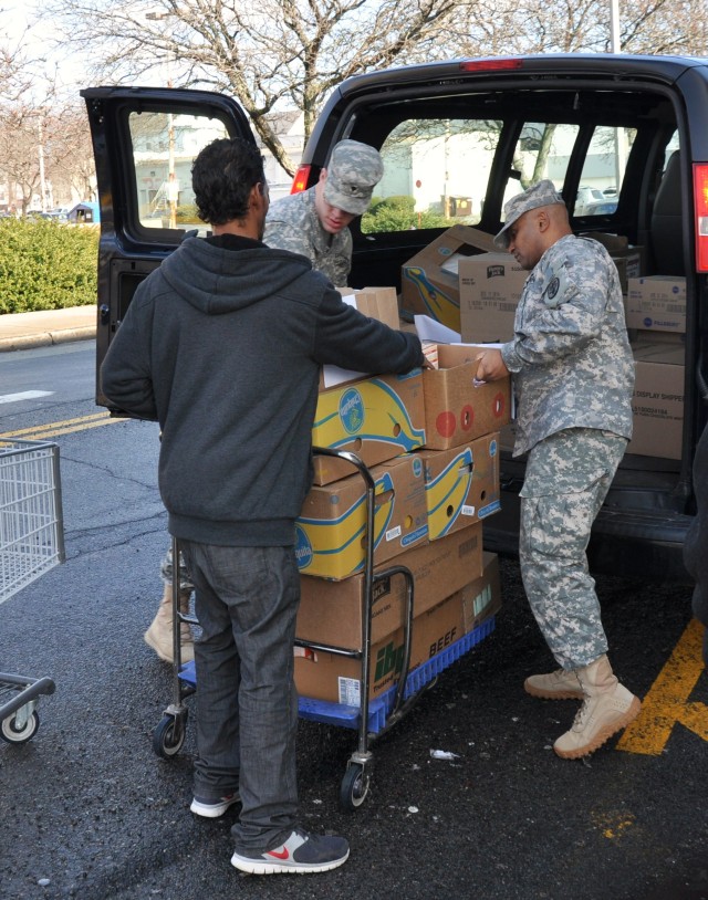 Natick commemorates MLK Day with food drive