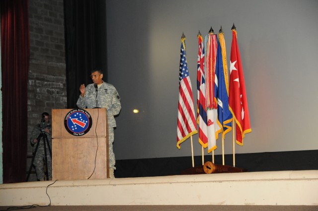 USARPAC Commanding general speaks during MLK Jr. observance