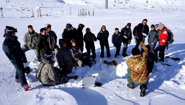 Weather training with Italian Alpini