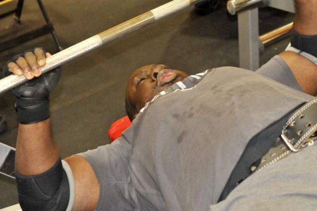 Spirits lifted with first-ever HH bench-press competition