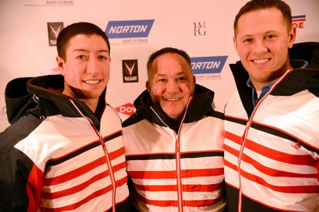 New York Army National Guard Luge Team Members