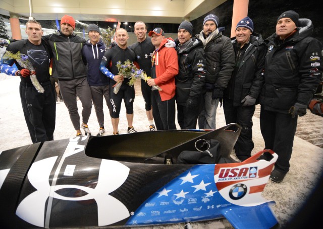 Team USA's gold and silver medalist two-man bobsled athletes