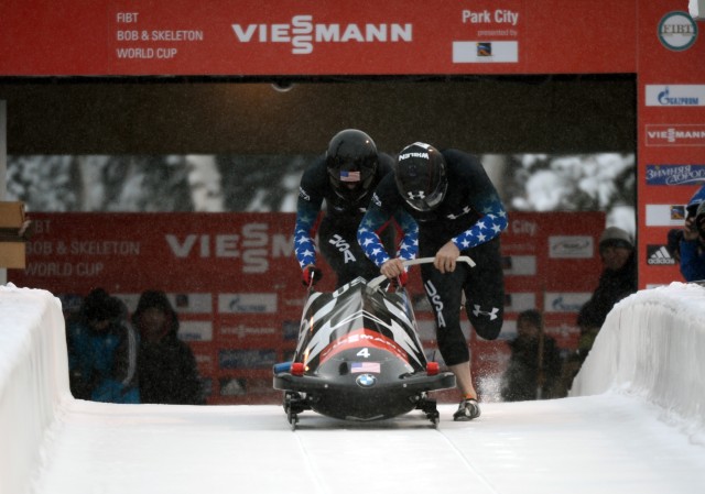 Two-man bobsled event