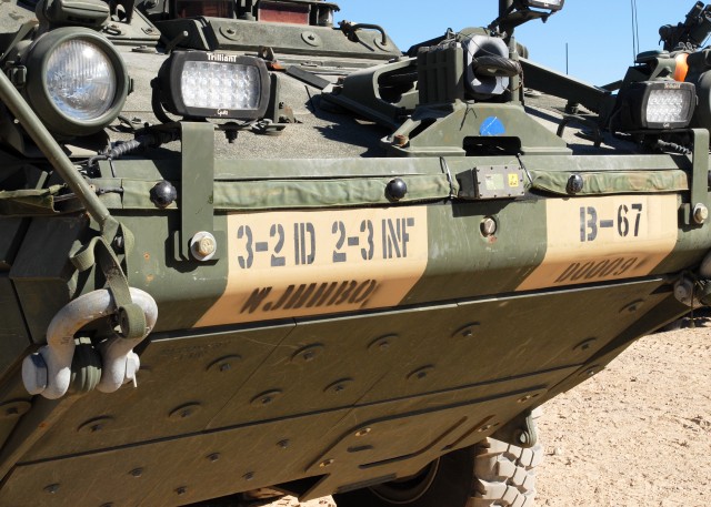 2-3 Infantry Regiment, 3-2 SBCT Stryker vehicle