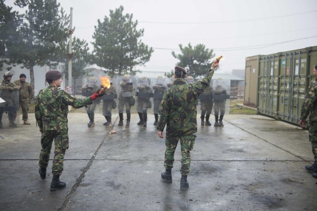 Training heats up for Armenian troops