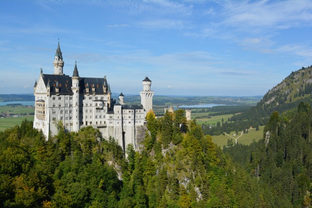 Neuschwanstein from Marienbruecke