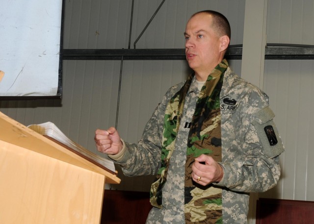 Chaplain mobilizes to fill spiritual void at developing base | Article ...