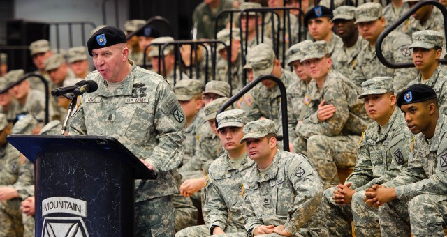 10th Mountain Division welcomes new senior noncommissioned officer