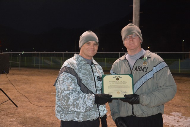 210th Field Artillery Brigade conducts NCO and enlisted run