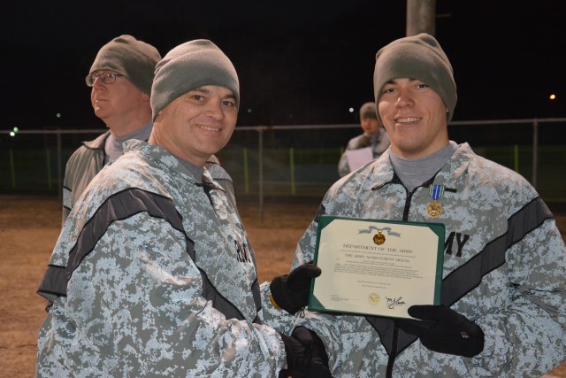 210th Field Artillery Brigade conducts NCO and enlisted run