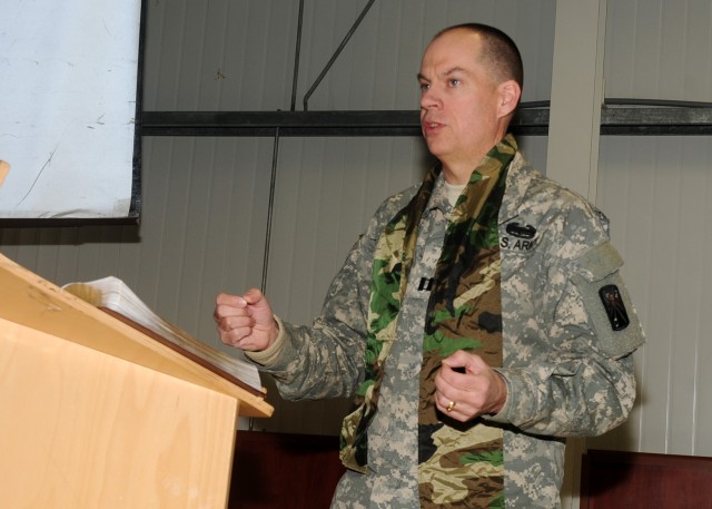 Chaplain mobilizes to fill spiritual void at developing base