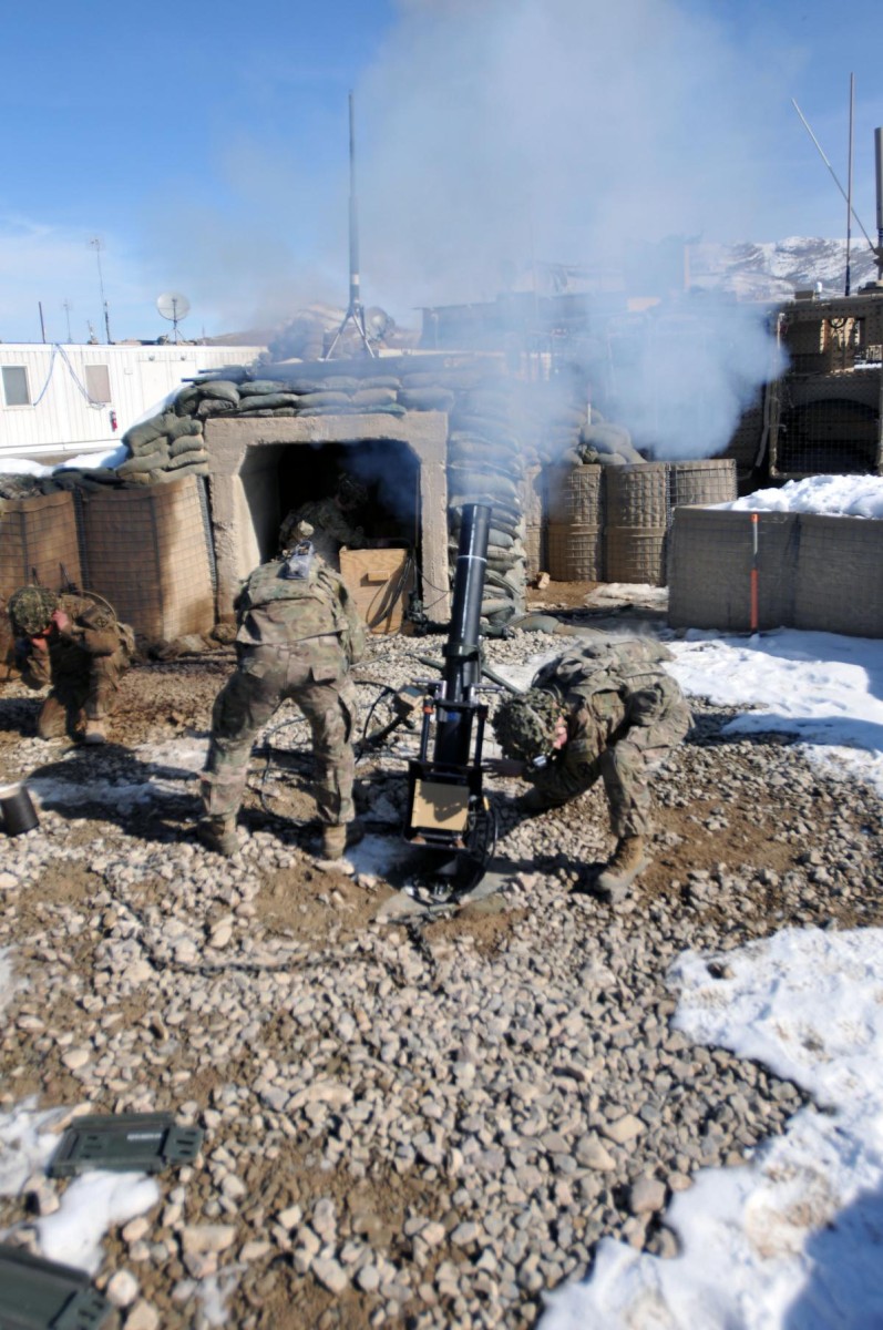 Spartans conduct mortar live fire in Afghanistan | Article | The United ...