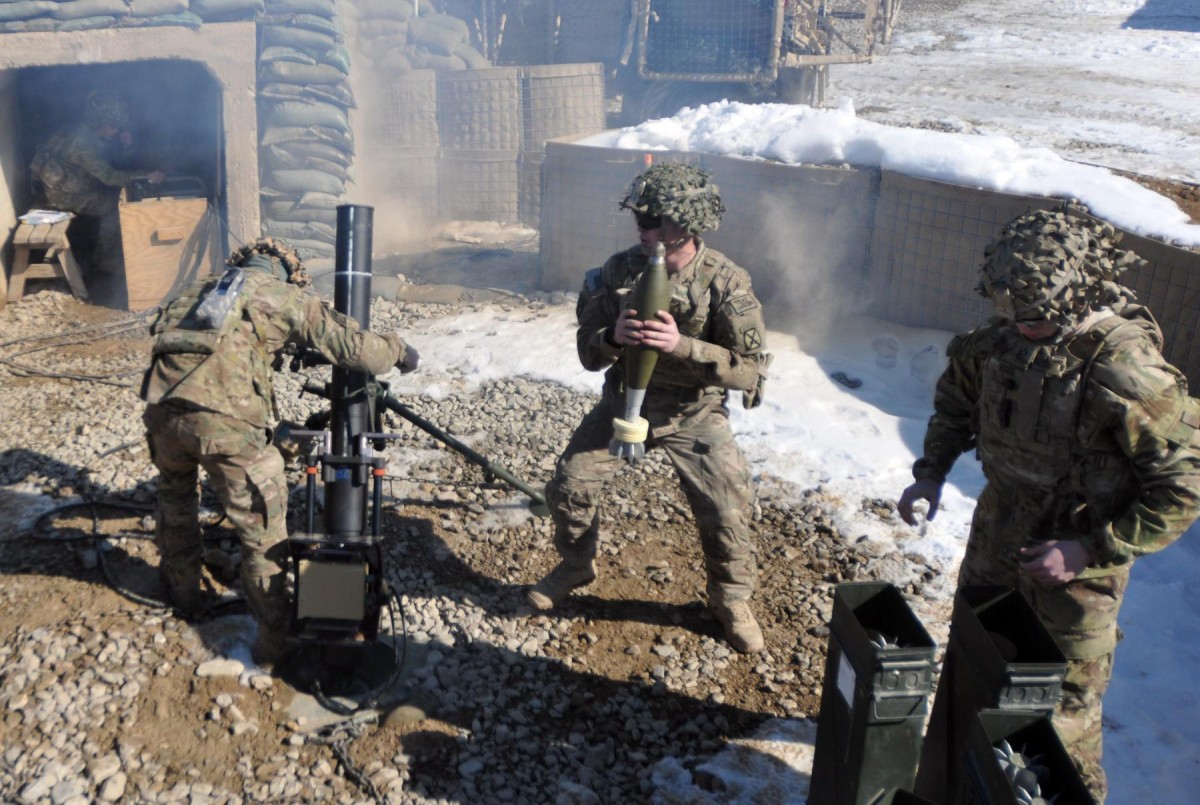 Spartans conduct mortar live fire in Afghanistan | Article | The United ...