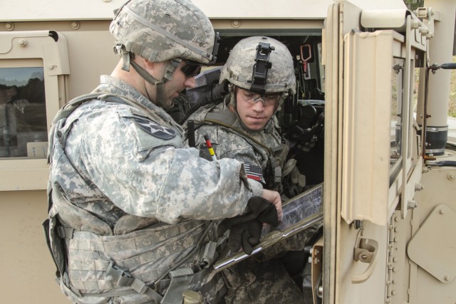 Gray Falcons train in Fort Pickett, Va.