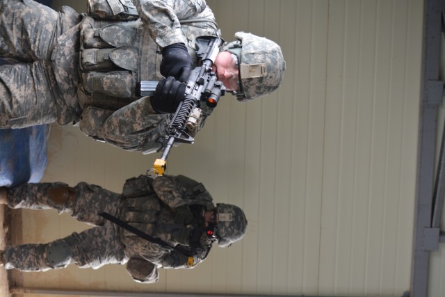 JSA Soldiers conducts training to secure the DMZ