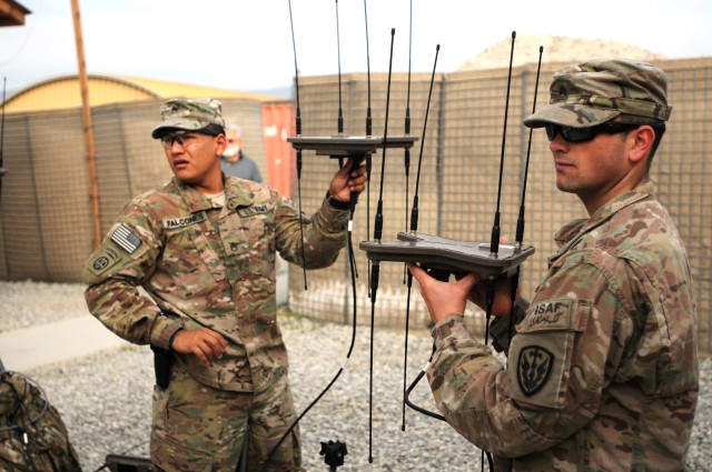 Afghan National Army; picking up the intelligence signal