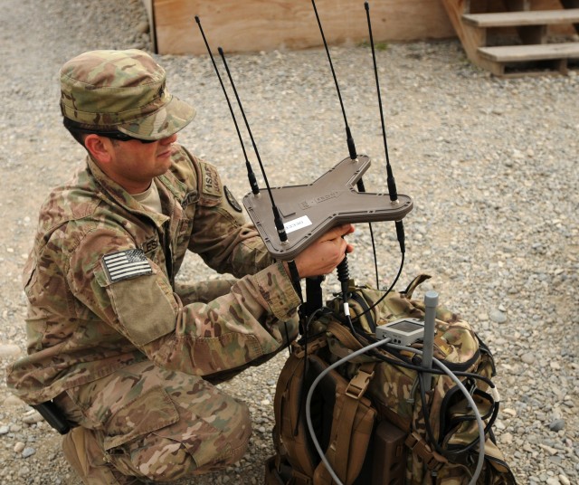 Afghan National Army; picking up the intelligence signal