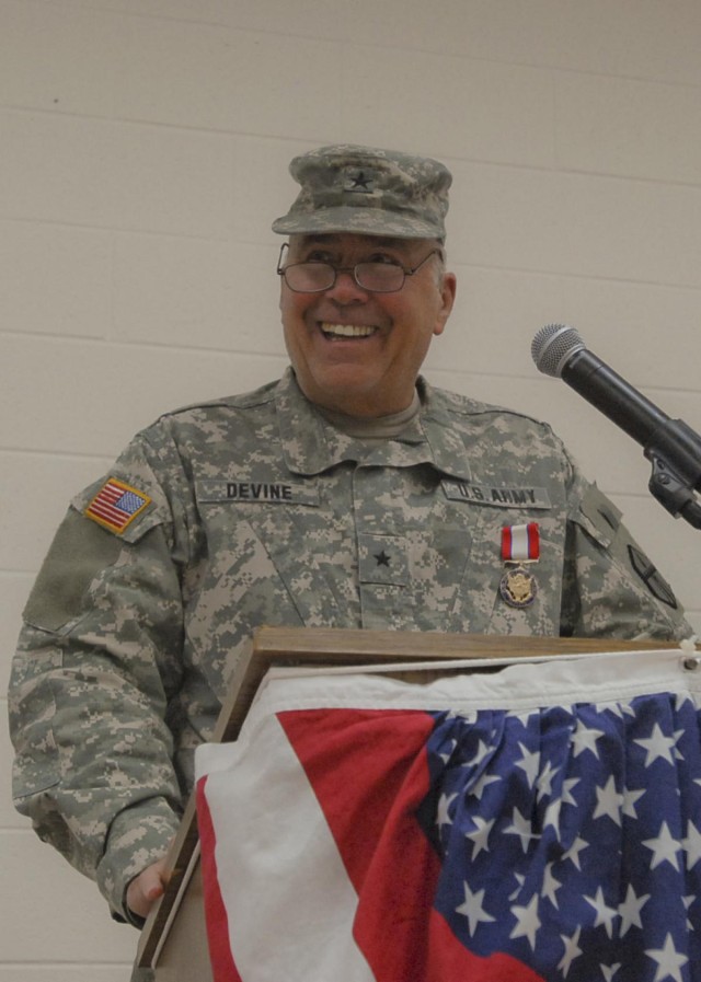 Brig. Gen. Devine retirement ceremony