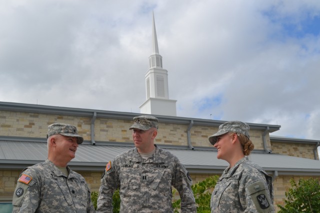 Chaplain Family at Church