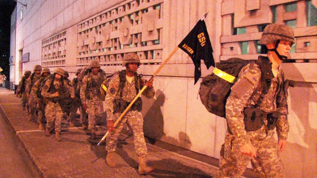 Cadet road march