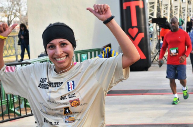 Soldiers run toughest little marathon around in Waco, Texas
