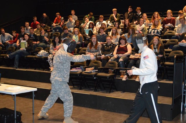 Army World Class Athletes Visit Iowa and Minnesota Classrooms