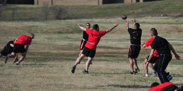 Currahees on the gridiron for the first annual Turkey Bowl