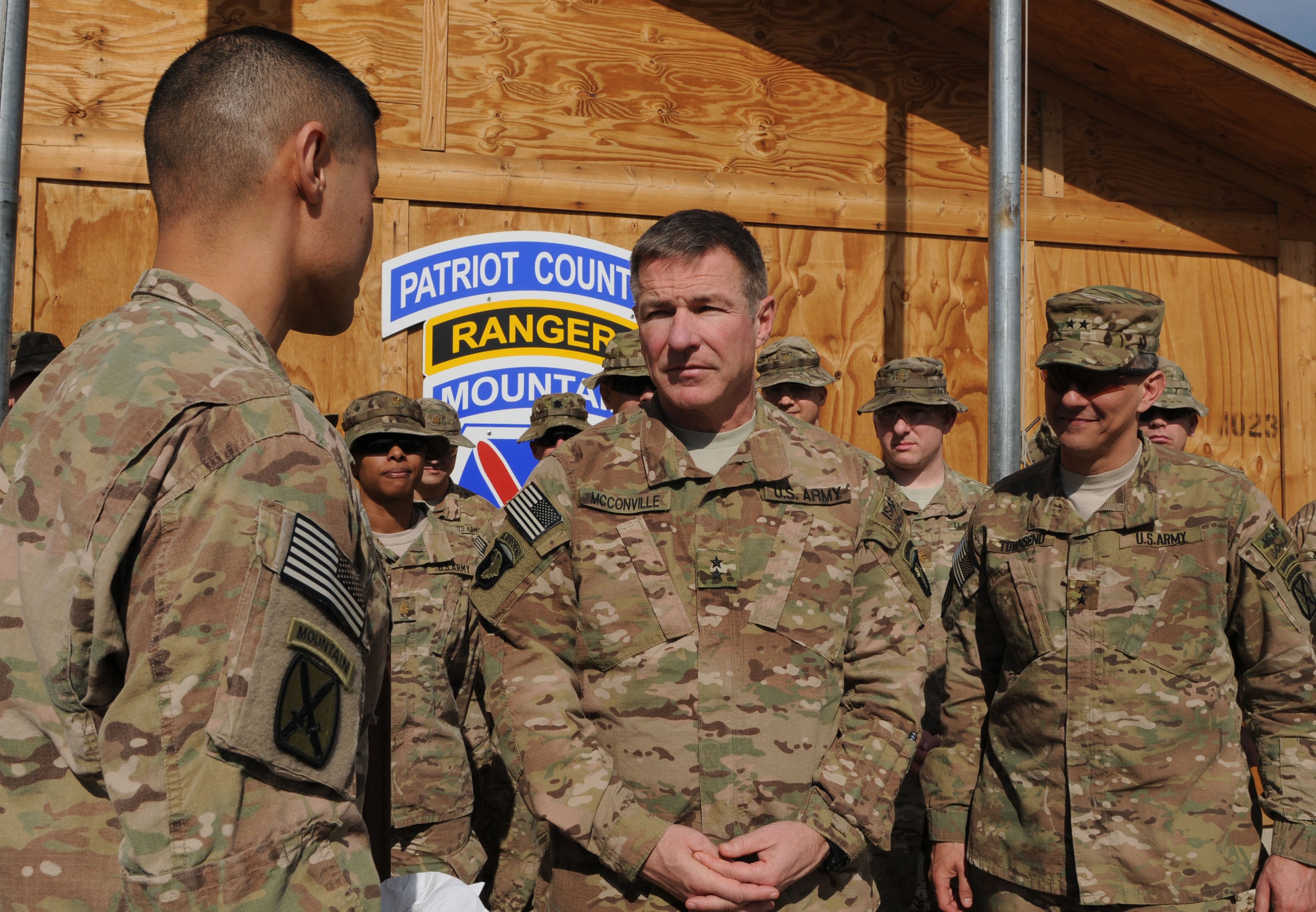 RC East Commander; farewell visit to Task Force Patriot Article The