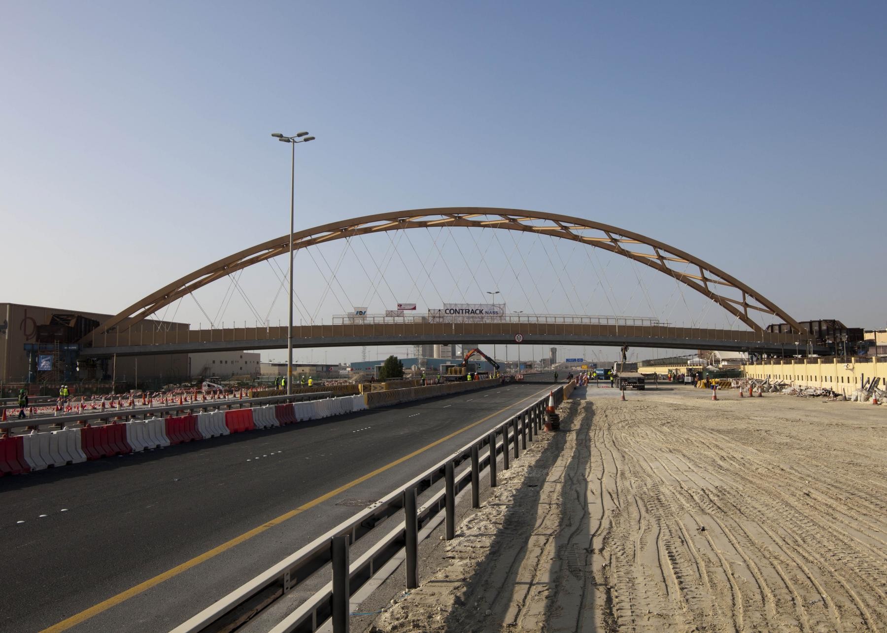 US Navy flyover bridge moved into place | Article | The United States Army