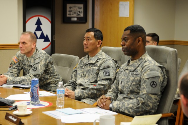XVIII Airborne Corps Rear Detachment Commander visits 3d ESC