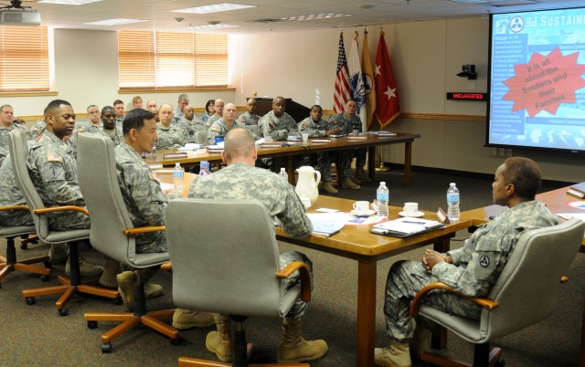 XVIII Airborne Corps Rear Detachment Commander visits 3d ESC