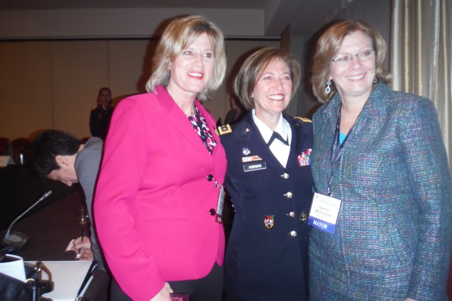 Army Surgeon General Speaks to Women Mayors