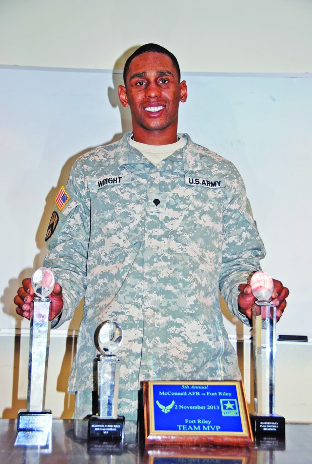 'Big Red One' Soldier to attend NFL combine
