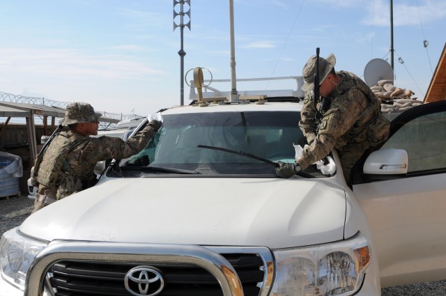 Task Force Patriot personal security detail conducts mission