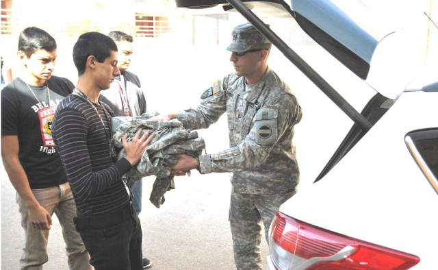 SAMC reaches out to Bel-Air High JROTC