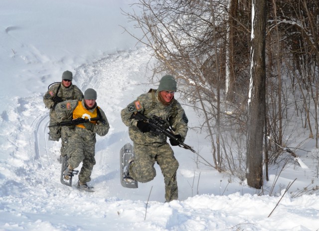 Division Soldiers battle harsh conditions during Mountain Winter Challenge