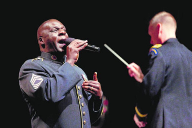 U.S. Army Field Band Soldier's Chorus promotes 1st African American Sergeant Major