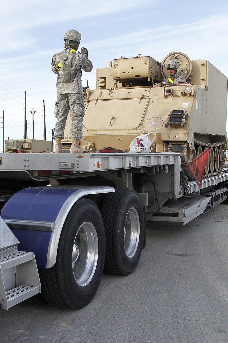 Cav unit gets more gear rolling from Texas to California | Article