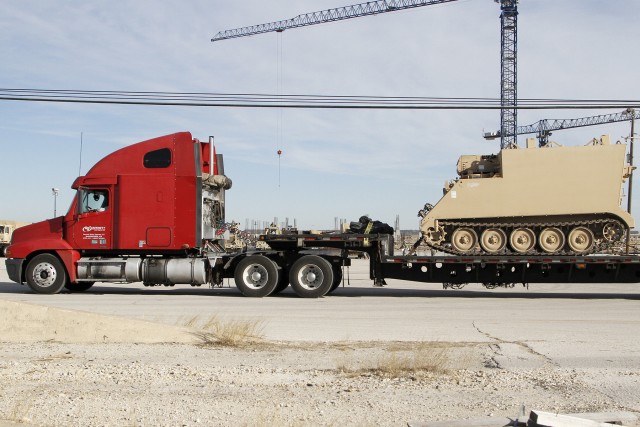 Cav unit gets more gear rolling from Texas to California