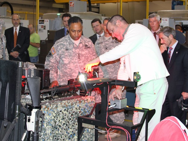 AMC Commander visits Prototype Integration Facility