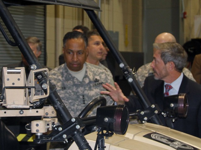 AMC Commander visits Prototype Integration Facility