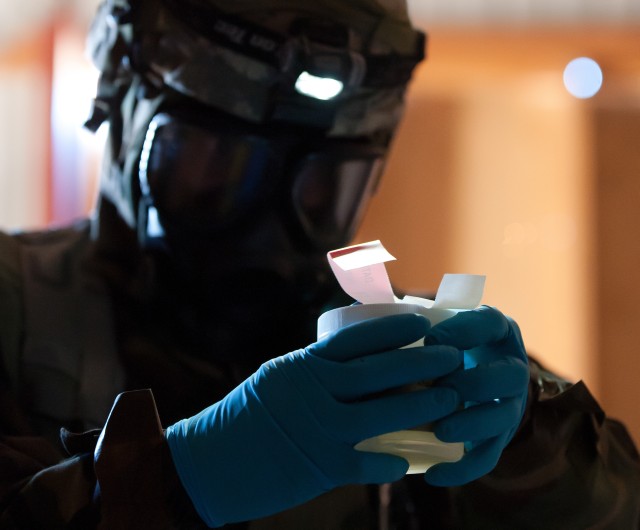 Handle with care: Chemical weapons exercise tests units