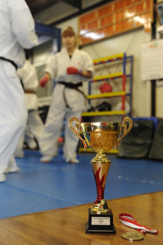 Sagami Depot employee dominates as karate champion off the clock