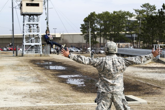 Spring Training with the Troops visits the Advanced Airborne School