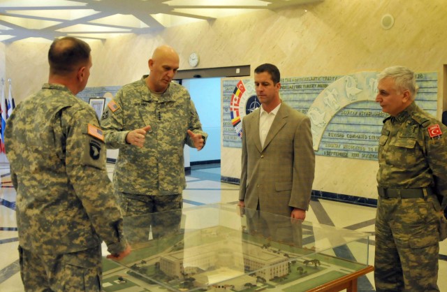 Odierno Visits LANDCOM HQ in Turkey