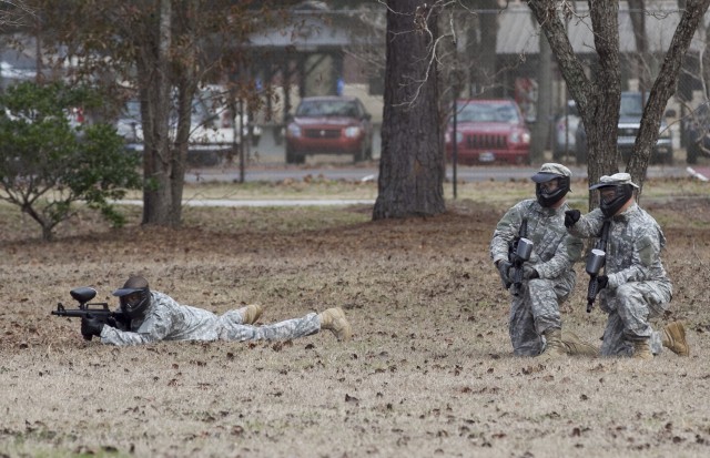 Paintball enhances realism in Army Reserve unit?'s training