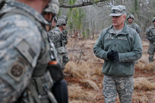 SMA Chandler visits Bragg, discusses Army challenges, future