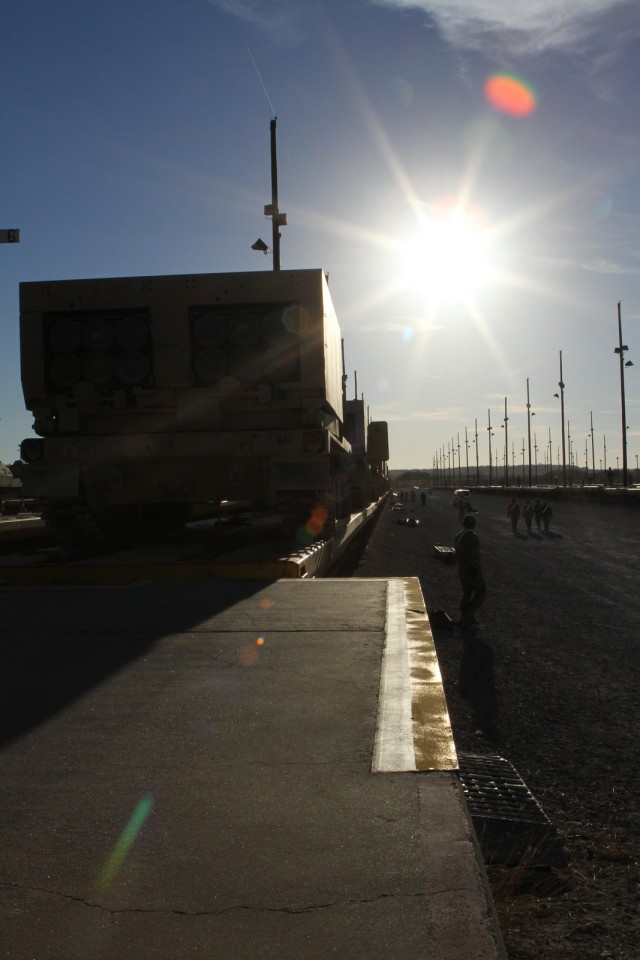 2nd Battalion, 20th Field Artillery Regiment railhead operations